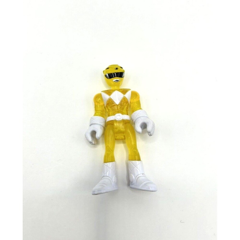 Imaginext Yellow Power Ranger Translucent Clear Action Figure - Picture 2 of 6